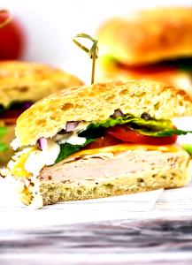 1 Sandwich Half Chicken Caesar On Three Cheese Signature Sandwich