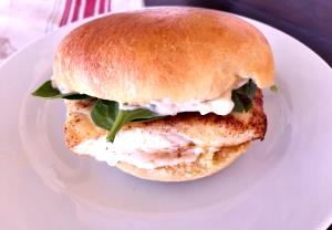 1 sandwich Halibut Fish Sandwich