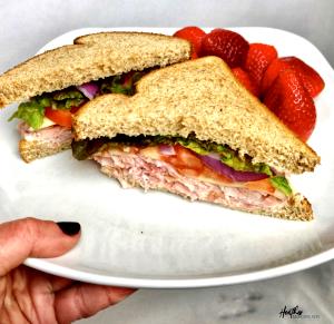 1 sandwich Ham Sandwich on Wheat