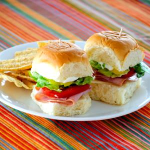 1 Sandwich Ham Subway Mini Sandwiches