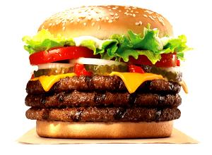 1 Sandwich Hamburger, Triple Patty