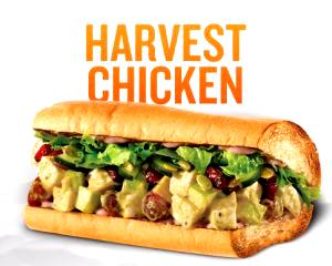 1 sandwich Harvest Chicken Sub (Regular)