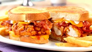1 sandwich Honey BBQ Bacon Chicken Satisfying Sandwiches