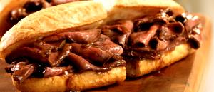 1 sandwich Hot Roast Beef Sandwich (Regular)