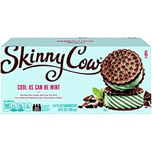 1 sandwich Low Fat Ice Cream Sandwiches - Mint