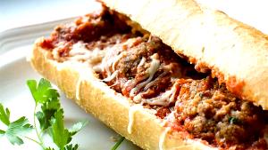 1 sandwich Meatballs in Zesty Tomato Sauce Sandwich (Regular)