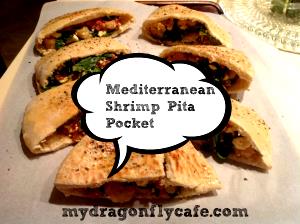 1 sandwich Mediterranean Shrimp Naan