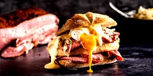 1 sandwich Pastrami & Swiss on Wheat Sandwich