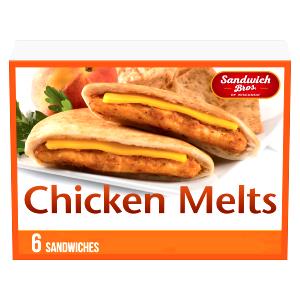 1 Sandwich Pocket Sandwich, Chicken Melt W/Bacon