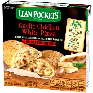 1 Sandwich Pocket Sandwich-Garlic Chicken White Pizza