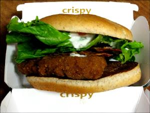 1 Sandwich Premium Crispy Chicken Ranch Blt Sandwich