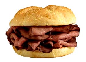 1 sandwich Roast Beef Sandwich (Large)