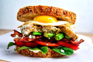 1 sandwich Roasted Turkey Cobb Sandwich