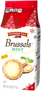 1 Sandwich, Round (approx 1" - 1-1/2" Dia) (include Pepperidge Farm Brussels Mint) Butter or Sugar Cookie with Chocolate Icing or Filling