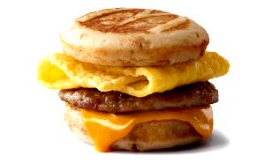 1 Sandwich Sausage Egg & Cheese Mcgriddle