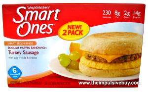 1 Sandwich Smart Beginnings, English Muffin Sandwich With Turkey Sausage