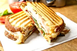 1 sandwich Smoked Turkey and Swiss Panini