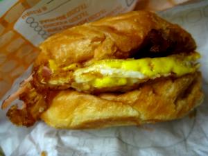 1 sandwich Supreme Croissant (No Meat)