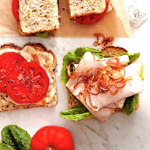 1 sandwich Tuscan Turkey on Rosemary Parmesan (Small)