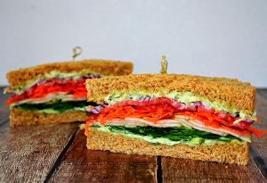 1 sandwich Veggie Club