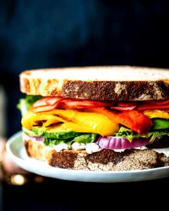 1 sandwich Veggie Satisfying Sandwiches