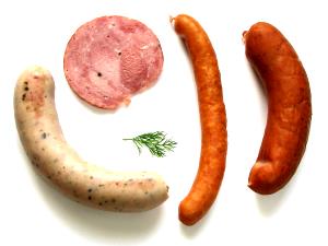 1 sausage (100 g) October Wurst Sausage