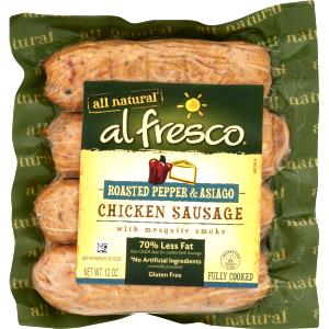 1 sausage (70 g) Asiago & Spinach Chicken Sausage (70g)