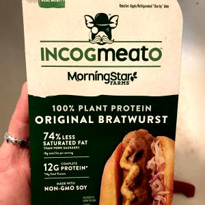1 sausage (80 g) Incogmeato Original Bratwurst