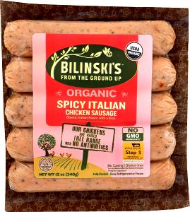 1 sausage (90 g) Spicy Italian Chicken Sausage