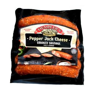 1 sausage (91 g) Pepper Jack Cheese Smoked Sausage