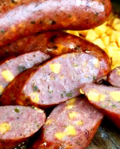 1 sausage Jalapeno Cheddar Smoked Sausage