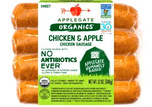 1 sausage Organic Chicken & Apple Sausage