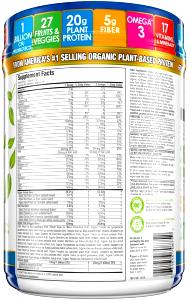 1 sccop (27 g) Organic Whole Soy Protein Smoothie Mix