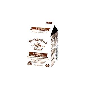 1 School Milk Carton (1/2 Pint) 2% Reduced Fat Chocolate Milk