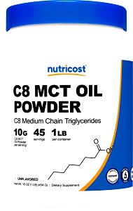 1 scoop (10 g) C8 MCT Oil Powder