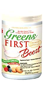 1 scoop (10 g) Greens First Boost - French Vanilla