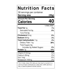 1 scoop (11 g) Fiber