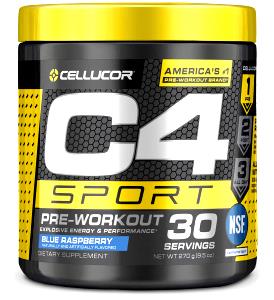 1 scoop (12 g) Blue Raspberry Pre-Workout