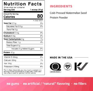 1 scoop (12 g) Fiber
