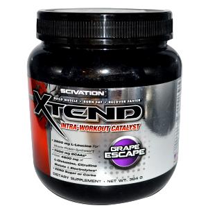 1 scoop (12.8 g) Xtend Intra-Workout Catalyst Grape Escape
