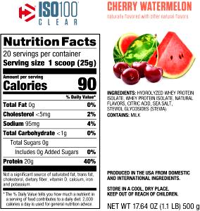 1 scoop (24 g) Summer Melon Protein Powder