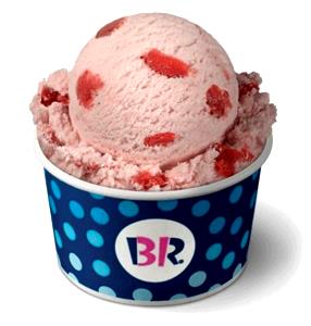 1 scoop (2.5 oz) Very Berry Strawberry Ice Cream