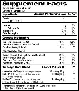 1 scoop (26 g) Tri-Carb