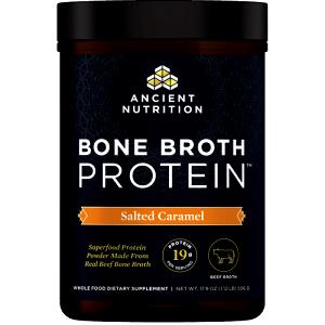1 scoop (27 g) Bone Broth Protein Salted Caramel