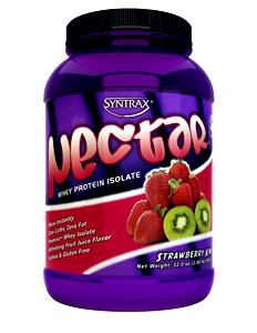 1 scoop (27 g) Nectar Strawberry Kiwi Whey Protein Isolate