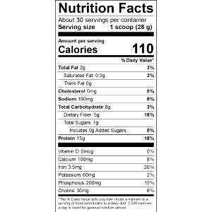 1 scoop (28 g) Protein Smoothie Gut Health