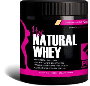 1 scoop (28.4 g) Her Natural Whey Protein Powder