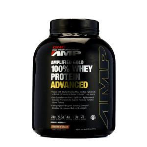 1 scoop (29.7 g) Amplified Gold 100% Whey Protein Advanced