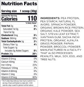 1 scoop (30 g) Complete Green Protein