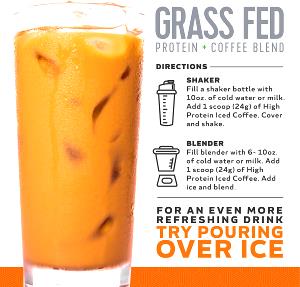 1 scoop (34 g) Iced Coffee Whey Protein